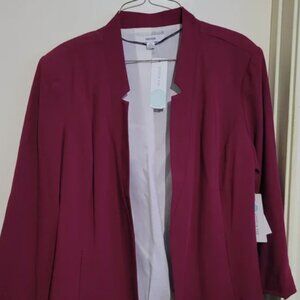 Kensie Deep Red Blazer